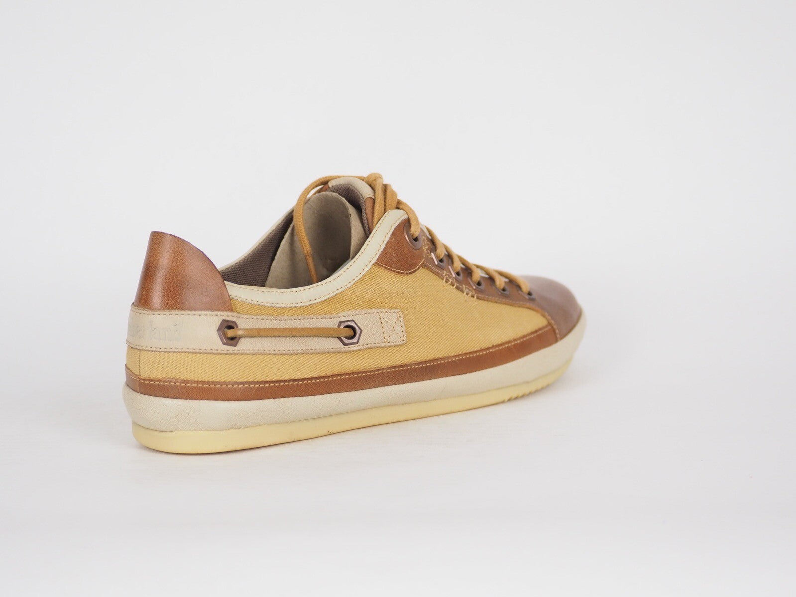 Womens Timberland Vintera Oxford 16679 Tan Leather Lace Up Flats Casual Shoes
