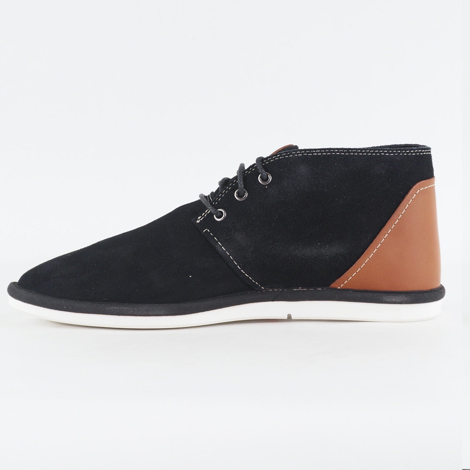 Mens Timberland City Shuffler Chukka A12JK Black Leather Lace Up Chukka Boots