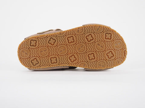 Unisex Timberland Stnybrk 4273R Brown Leather Casual Summer Kids Walking Sandals