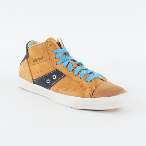 Mens Timberland EK Glastenbury Chukka 9607A Tan Casual Hi Top Leather Trainers