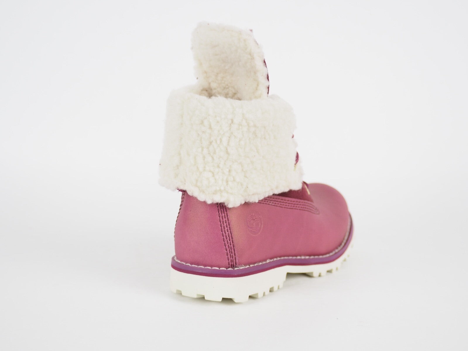 Infants Timberland 6 In Premium A1BZ9 Pink Leather Casual Girls Chukka Boots