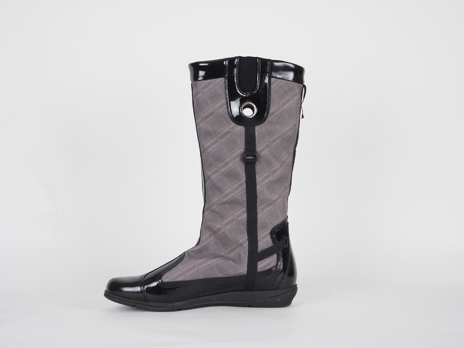 Womens Timberland Cohasset 11646 Black PU Fabric Pull On Tall Boots