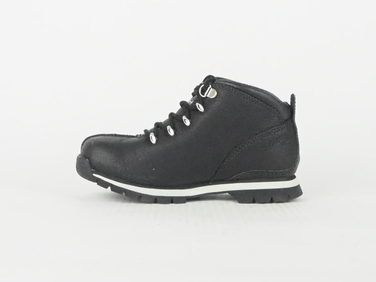 Boys Timberland Splitrock Hiker 96773 Black Leather Boys Lace Up Boots 