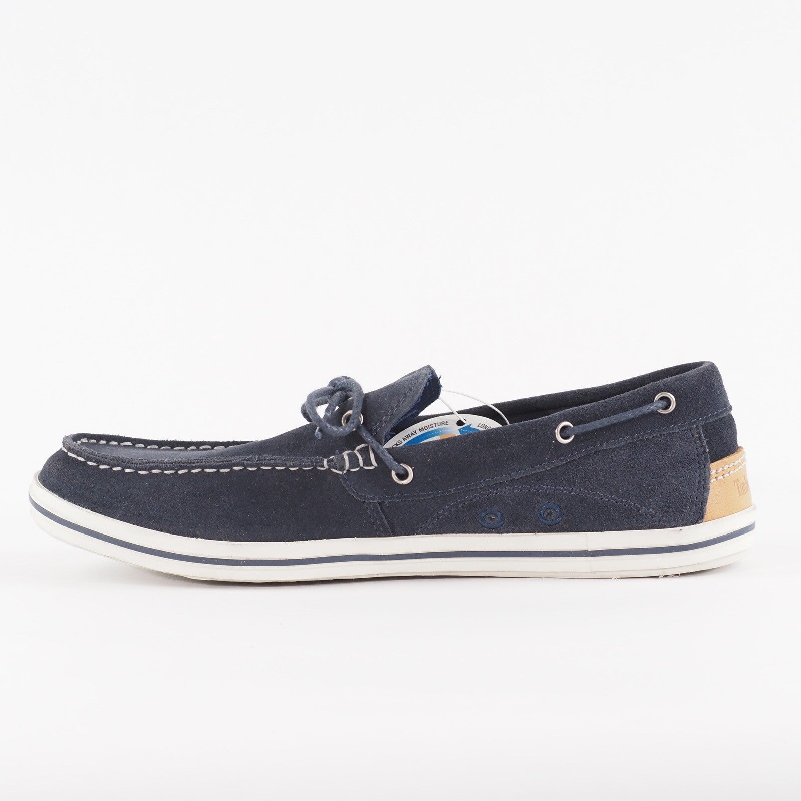 Mens Timberland Casco Bay 1 Eye 5649R Navy Casual Leather Slip On Boat Shoes