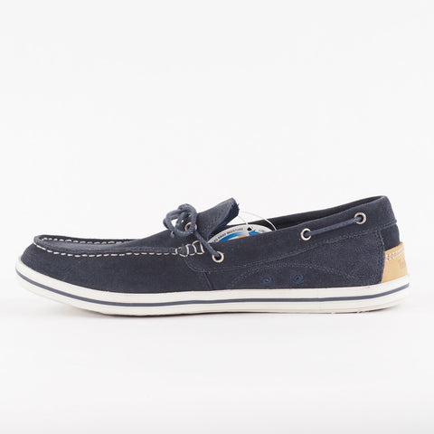 Mens Timberland Casco Bay 1 Eye 5649R Navy Casual Leather Slip On Boat Shoes