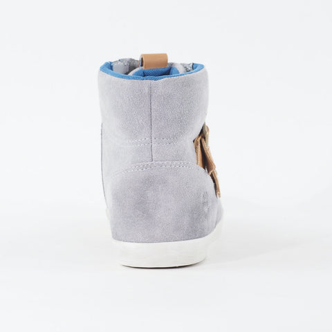 Womens Timberland EK Glastenbury 8838A Pale Blue Leather Zip Up Casual Boots