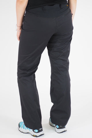 Womens Jack Wolfskin Dawson Flex 5014311 Black Warm Windproof Hiking Trousers