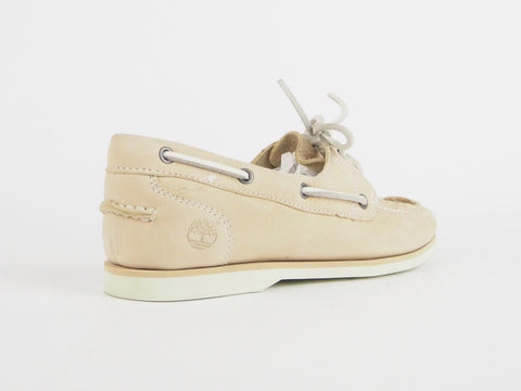 Womens Timberland Earthkeepers Classic 3941R Beige Leather Casual Boat Shoes