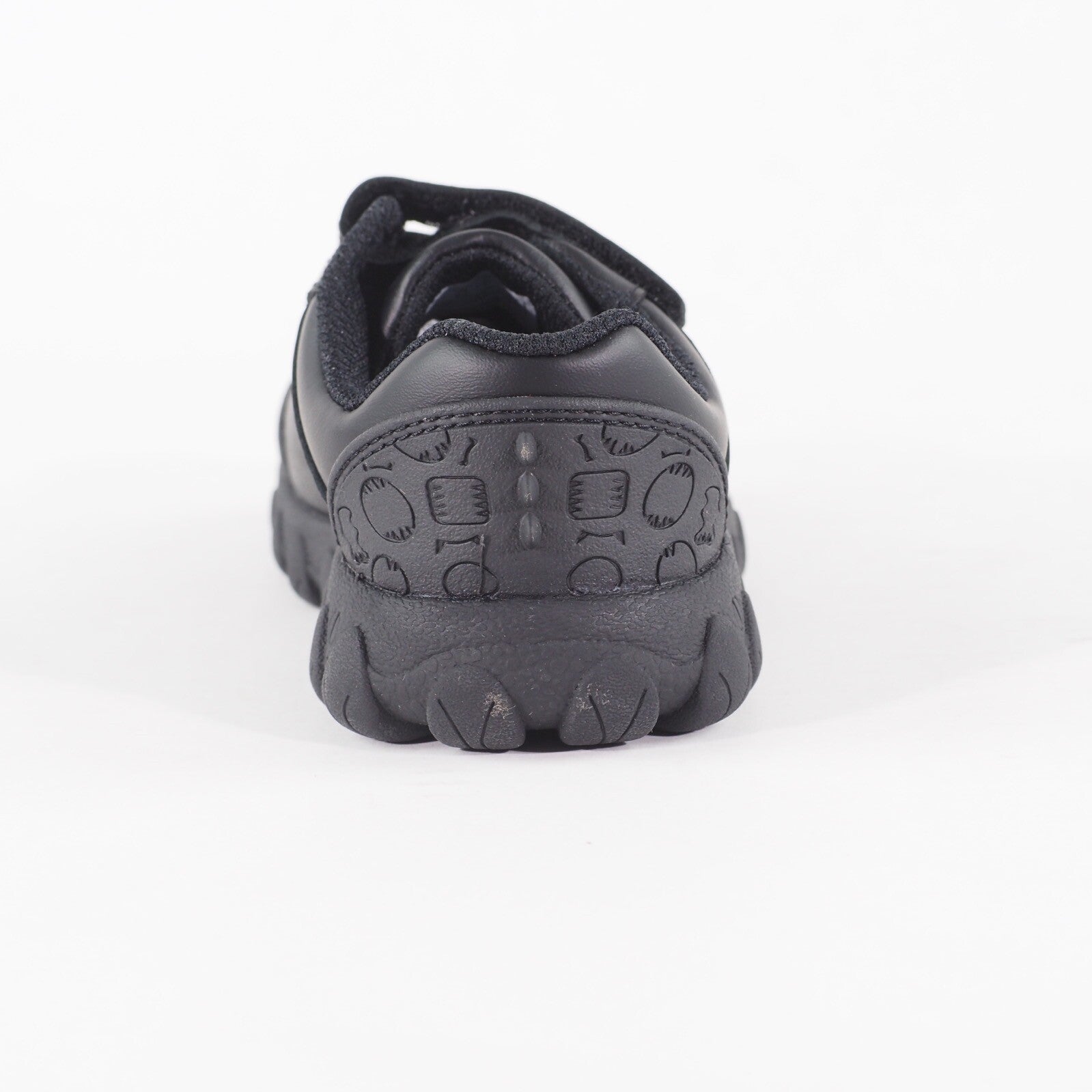 Boys Clarks Tyrex Ride Black Leather Double Strap School Walking Kids Shoes