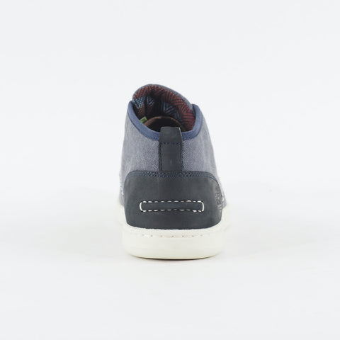 Mens Timberland NM Cup Chukka 6234A Navy Blue Canvas Lace Up Chukka Boots 