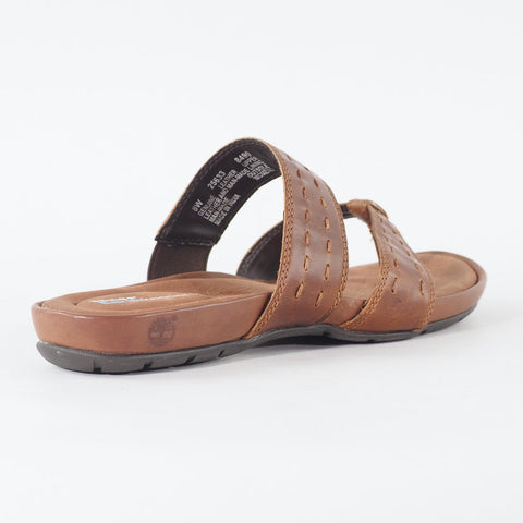 Womens Timberland Pleasant Bay Thong 25633 Medium Brown Leather Casual Sandals