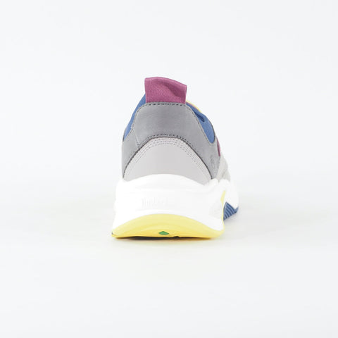 Womens Timberland Delphville A1T65 Grey Plum Yellow Nubuck Casual Trainers