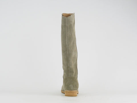 Womens Timberland Rangeley 8124R Light Olive Leather Casual Pull On Tall Boots