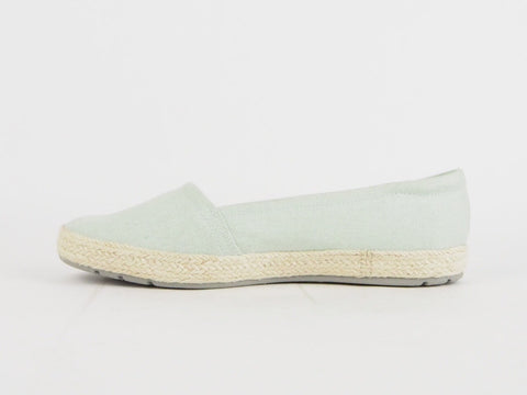 Womens Timberland Casco Bay Canvas A1AFE Mint Green Textile Canvas Shoes