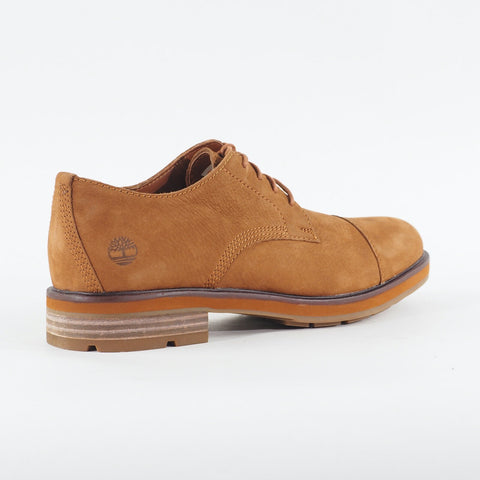 Mens Timberland Windbucks Cap Toe Oxford A23R5 Rust Leather Lace Up Formal Shoes