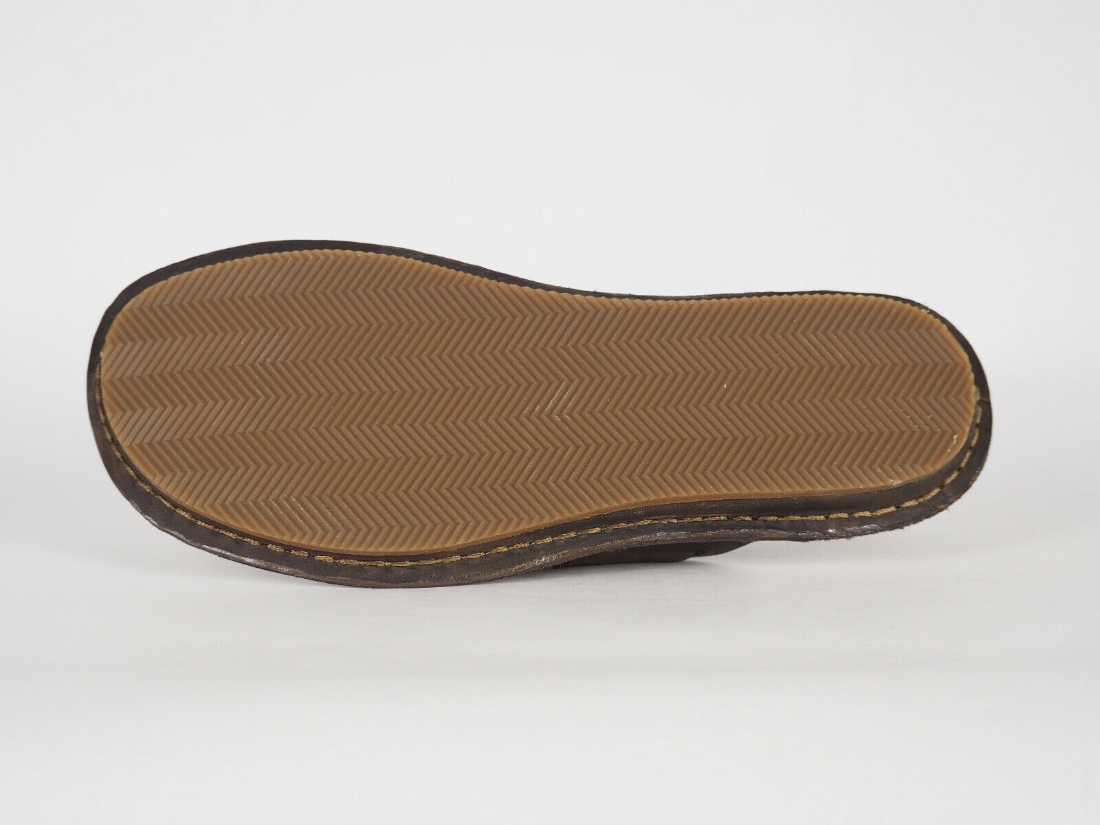 Mens Timberland Earthkeepers 5143A Dark Brown Leather Summer Thong Flip Flops