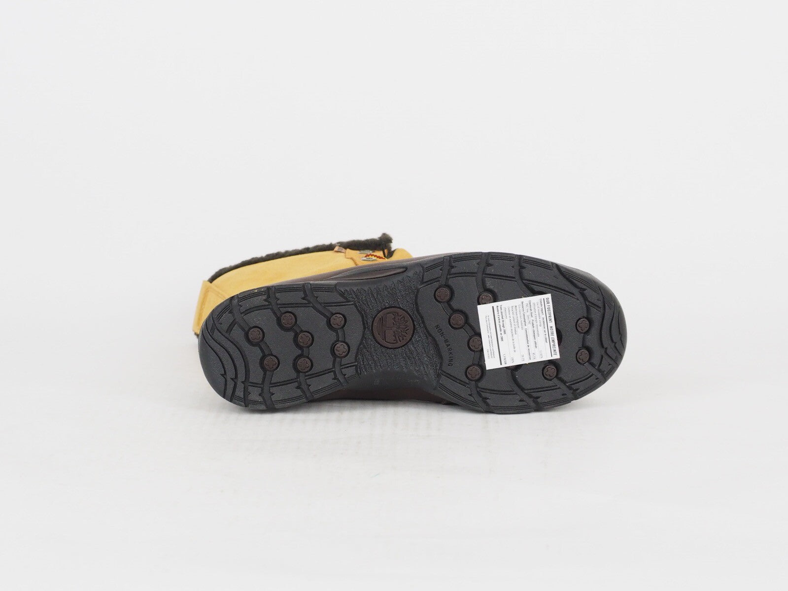 Boys Timberland Mallard 33985 Brown Wheat Leather Waterproof Lace Up Snow Boots