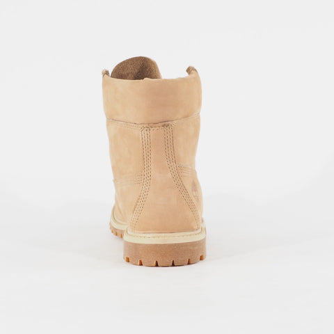 Womens Timberland 6 Inch Premium A1K3Y Light Brown Leather Up Lace Walking Boots