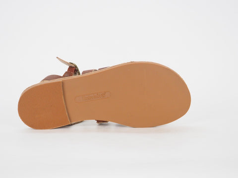 Womens Timberland Sheafe 8904A Brown Leather Casual Summer Gladiator Sandals