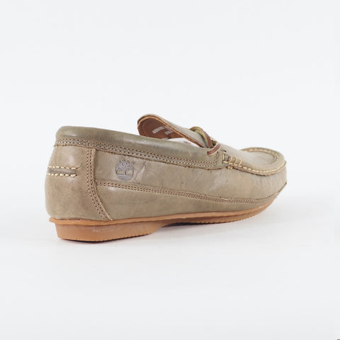 Mens Timberland EK City 1 Eye 5002R Medium Grey Leather Laced Casual Boat Shoes