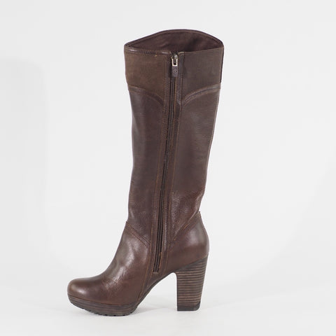 Womens Timberland EK Exeter 8419A Brown Leather Side Zip Casual Walking Boots