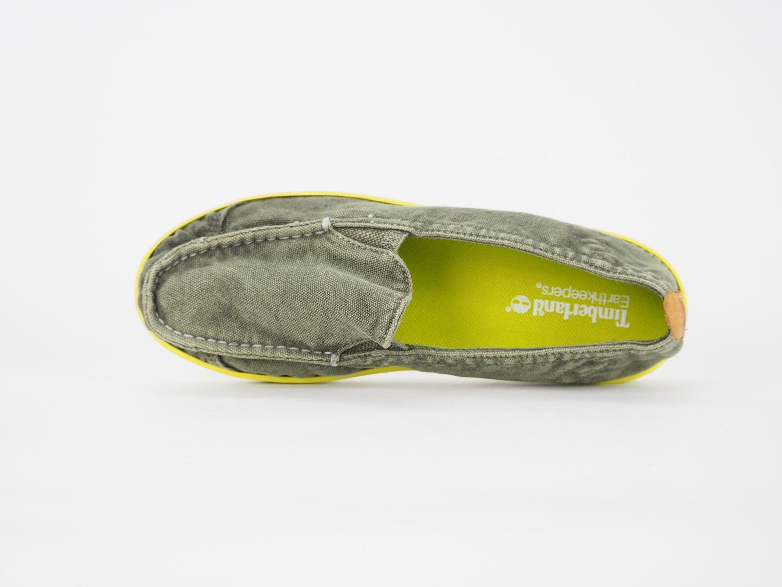 Juniors Timberland Hookset Ox 6998R Olive Casual Soft Loafers Slip On Shoes