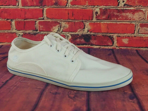 Mens Timberland Earthkeepers Cascobay OX 5644R  White Canvas Casual Trainers