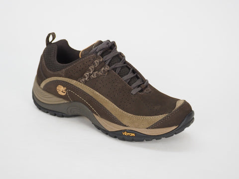 Womens Timberland Lionshed 56684 Dark Brown Leather Low Hikers Walking Shoes