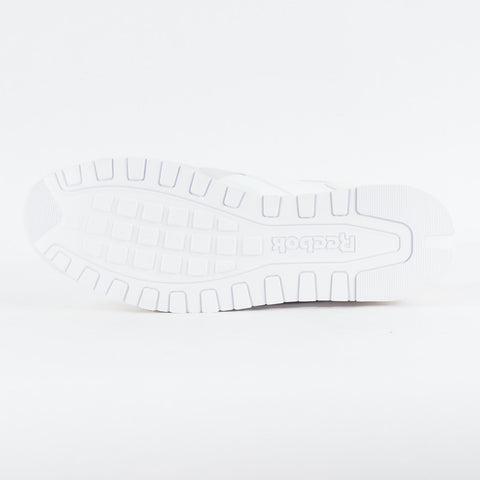 Mens Reebok CL Harman Run GY9698 White Leather Lace Up Casual Walking Trainers