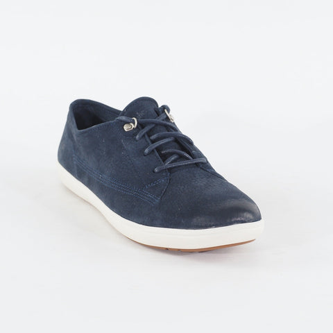 Womens Timberland EK Northport Ox 8469R Navy Leather Lace Low Top Casual Shoes