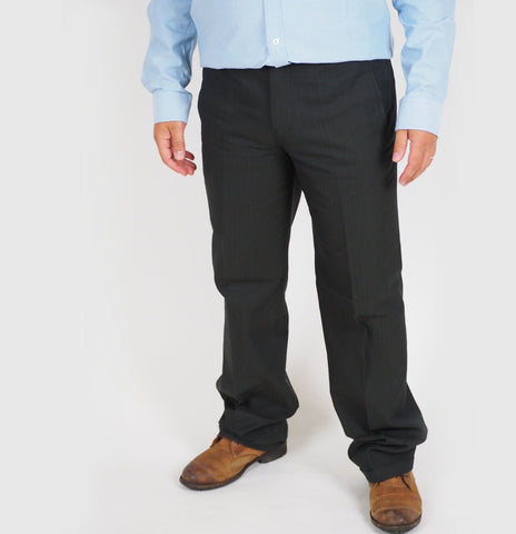 Mens The Original Ben Sherman MB5311L Elegant Dress Straight Leg Black Trousers