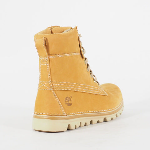 Womens Timberland 6 Inch Brookton 8014R Wheat Leather Lace Casual Walking Boots