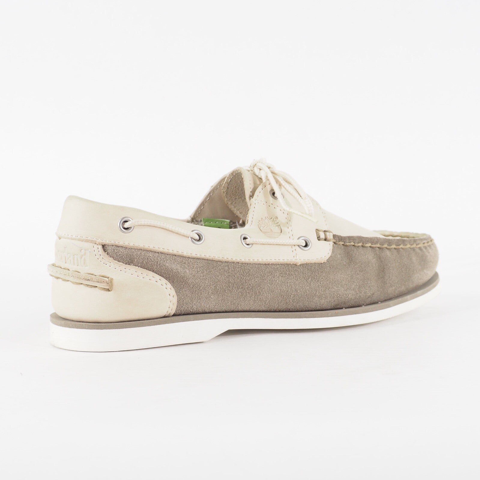 Womens Timberland Magby Light 8147A Beige Leather Lace Up Casual Boat Shoes