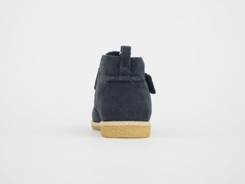 Toddlers Timberland RDGFLD 53897 Navy Blue Leather Strap Casual Kids Ankle Boots