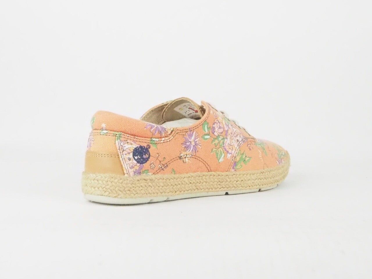 Womens Timberland Casca Bay 8428B Floral Textile Brown Leather Casual Shoes