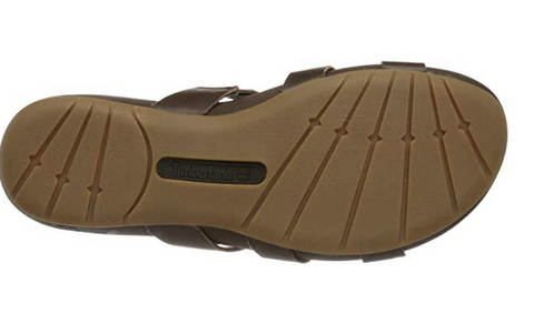 Womens Timberland Pleasant 8048A Brown Leather Sliders Casual Summer Sippers