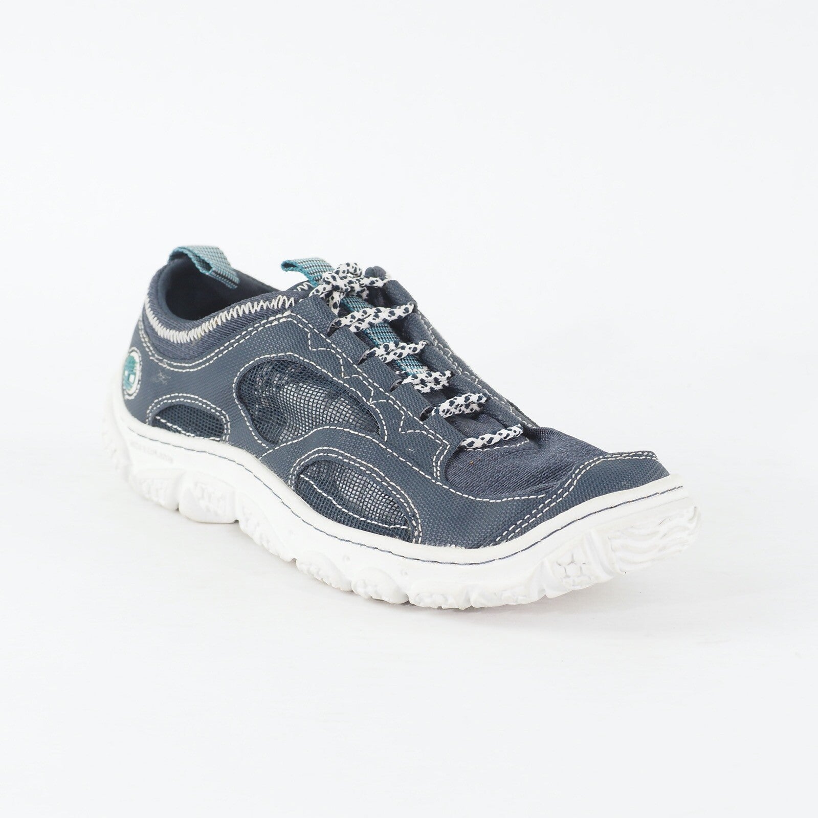 Womens Timberland Wake 58602 Navy Blue Textile / Mesh Lace Up Walking Trainers