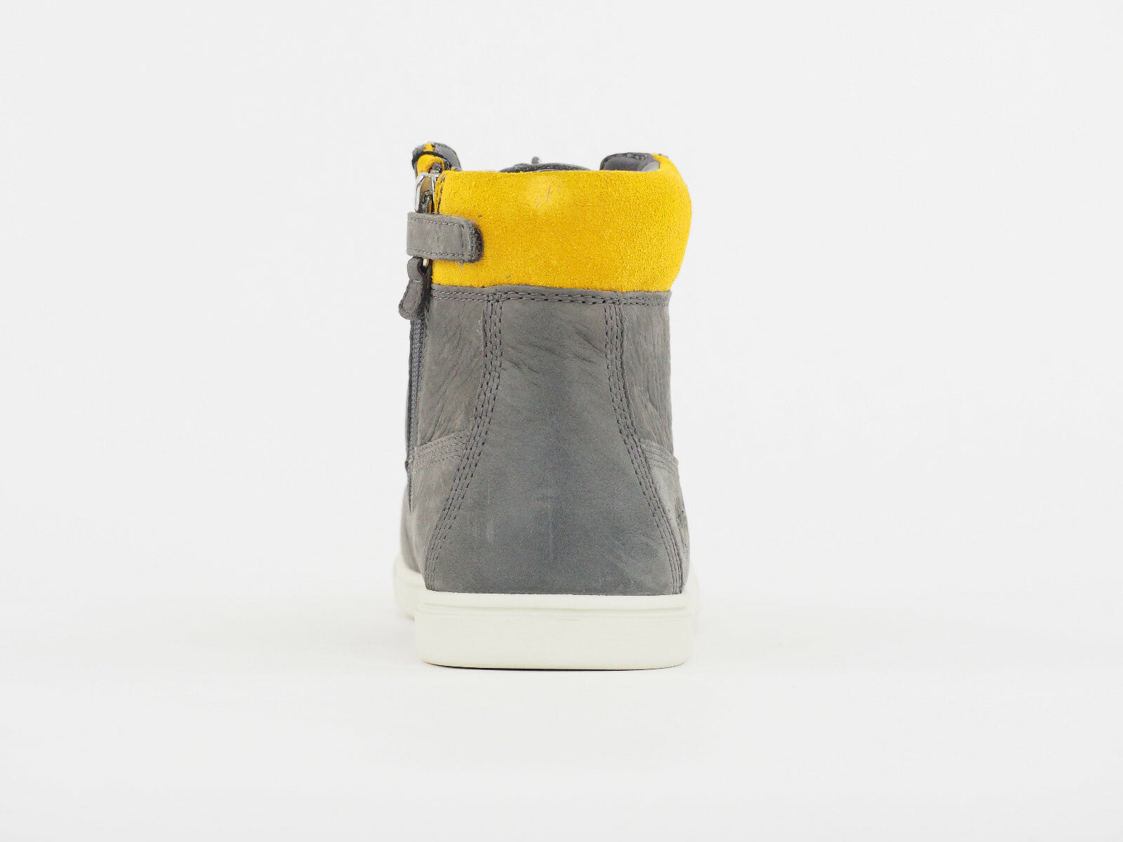 Timberland Groveton 6 Inch Lace A19MX Grey Leather Lace Zip Side Chukka Boots