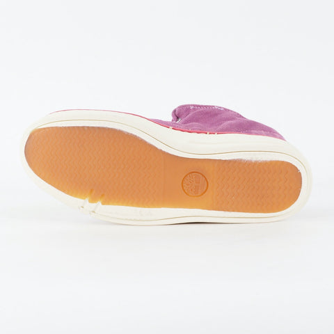 Womens Timberland Hookset Handcrafted A17VS Purple Canvas Lace Up Casual Shoes