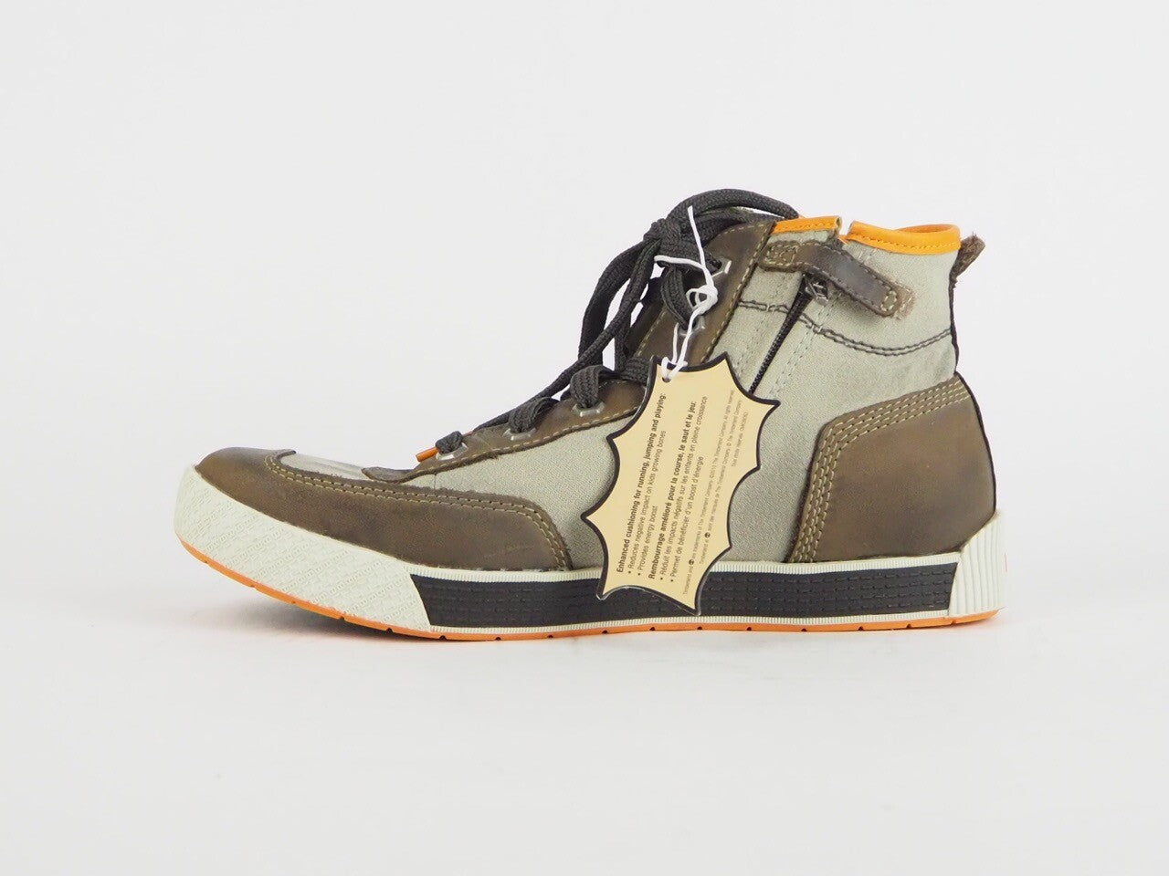 Timberland Ek Crash Blaster 80924 Beige Leather Lace Up Chukka Boots