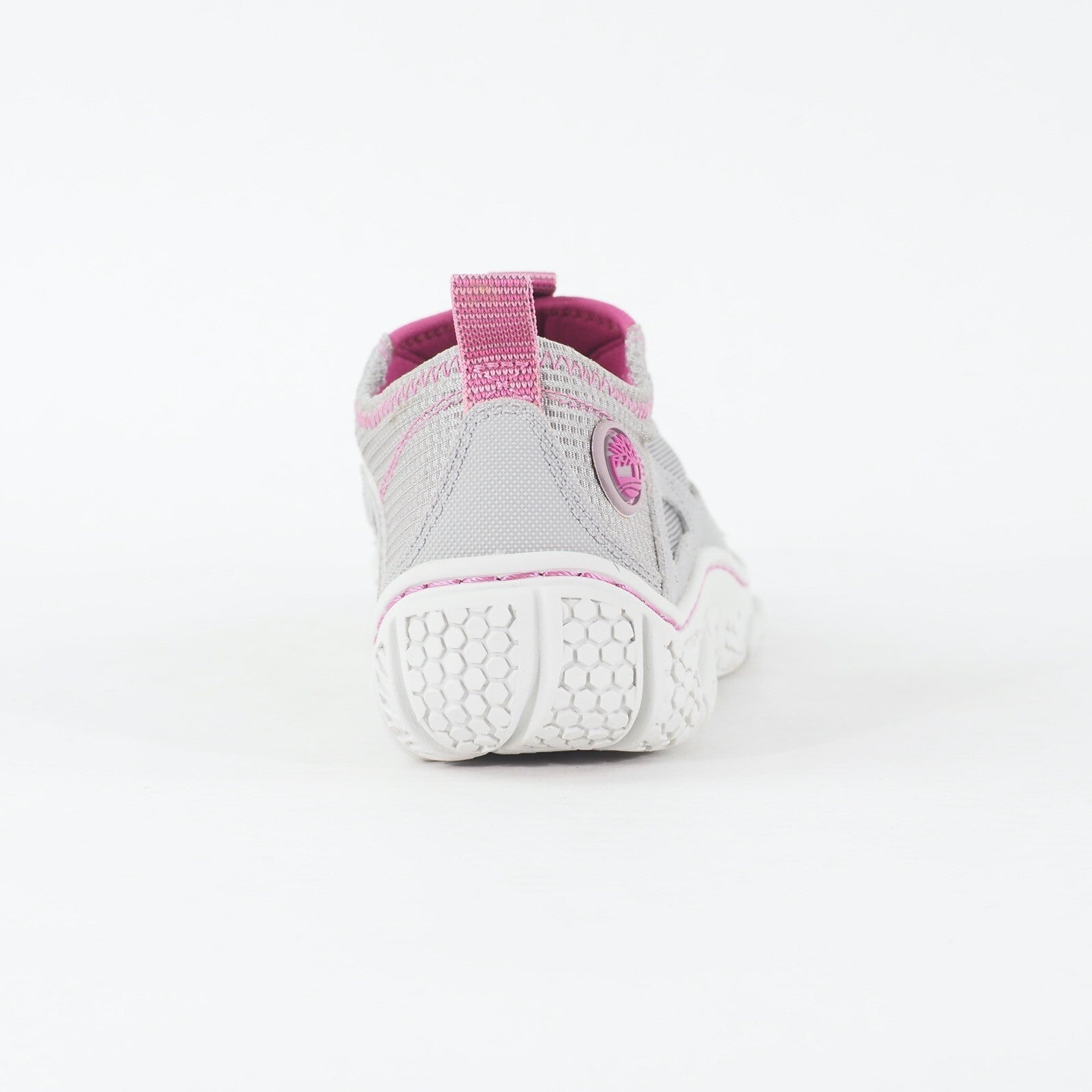 Womens Timberland Wake 58621 Grey Mauve Fabric Slip On Casual Trainer Shoes