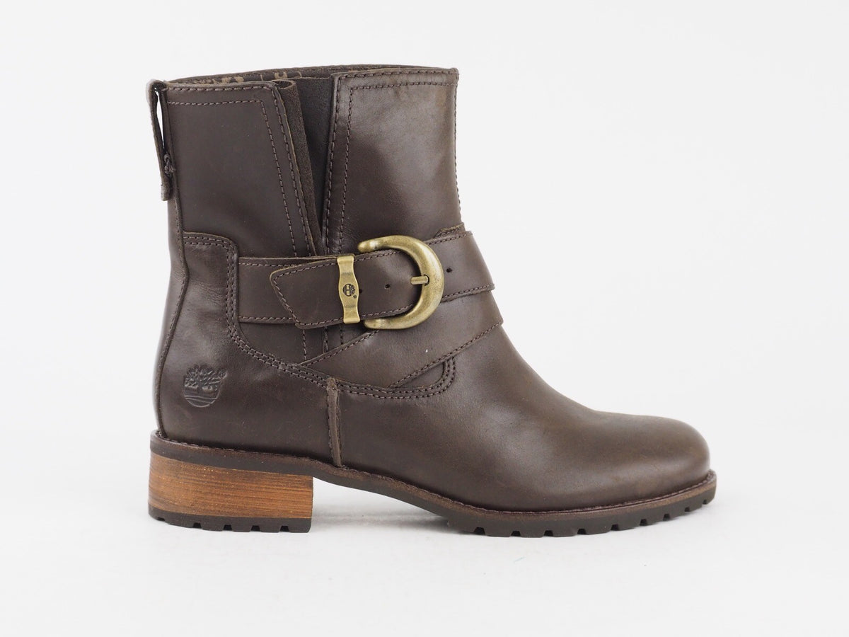 Womens Timberland Earthkeepers 4696 Tan Leather Casual Shoes Ankle Boots