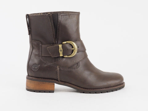 Womens Timberland Earthkeepers 4696 Tan Leather Casual Shoes Ankle Boots