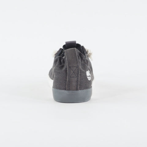 Womens Timberland Newport Bay A15MU Black Canvas Lace Up Low Top Casual Shoes