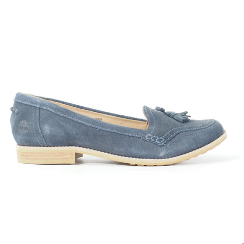 Womens Timberland Thayer RFD 8150R Navy Leather Slip On Casual Shoes