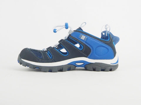 Boys Girls Timberland Hypertrail Fisherman 44775 Navy Blue Leather Sandals 