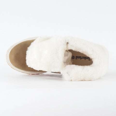 Womens Timberland Authentics 26648 Taupe Leather Lace Up Casual Furr In Boots