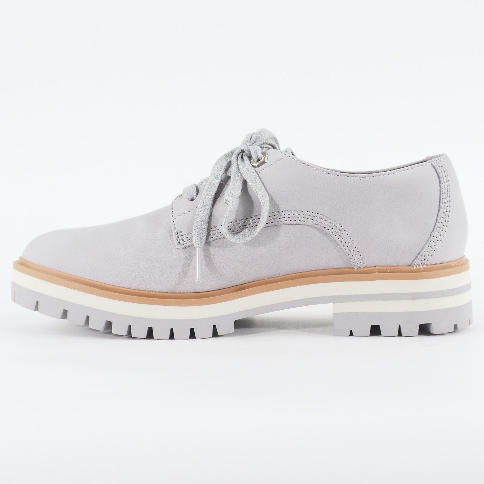 Womens Timberland London Square Oxford A29ZB Grey Nubuck Leather Casual Shoes