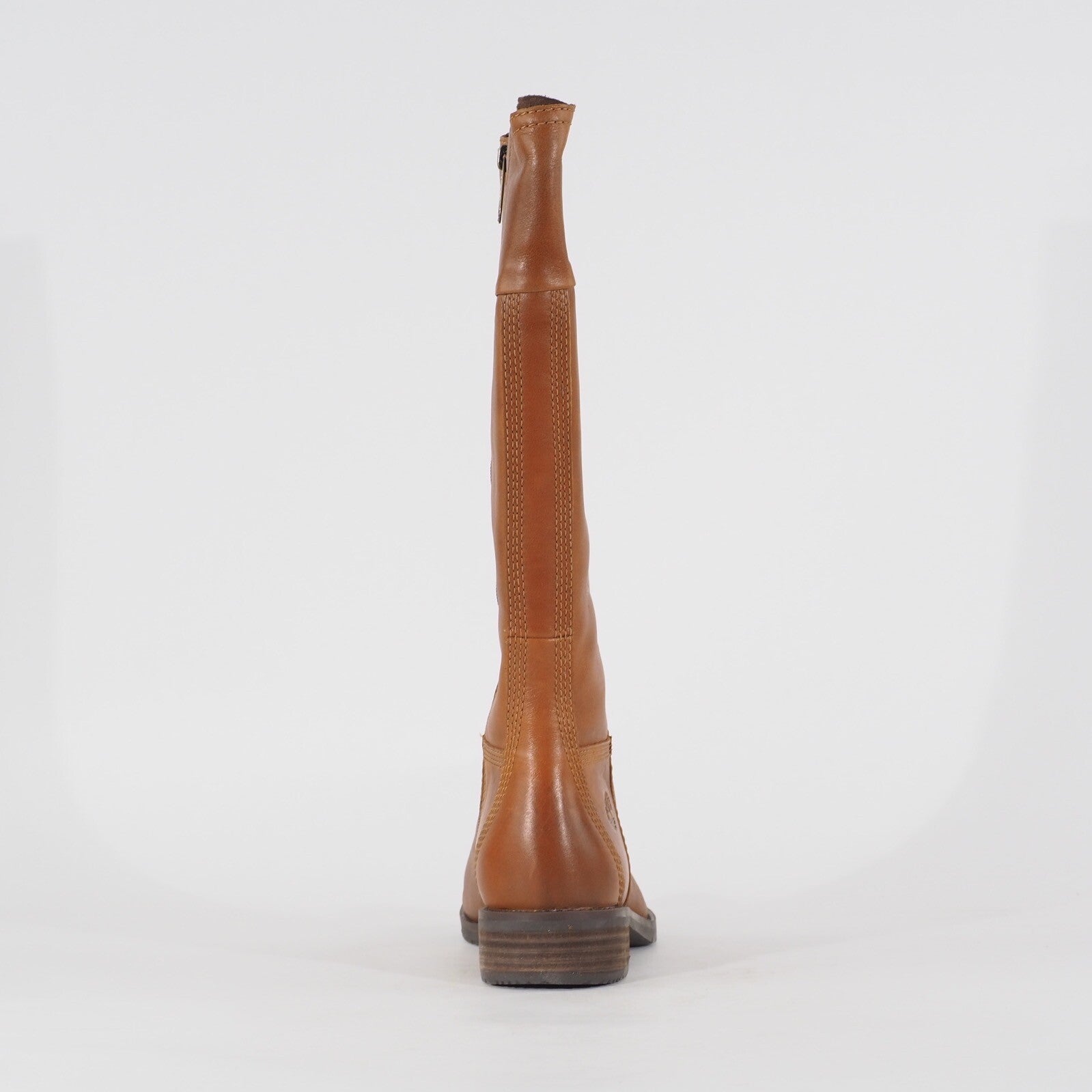 Womens Timberland IRR A1IZ7 Tall Tan Leather Side Zip Casual Everyday Boots