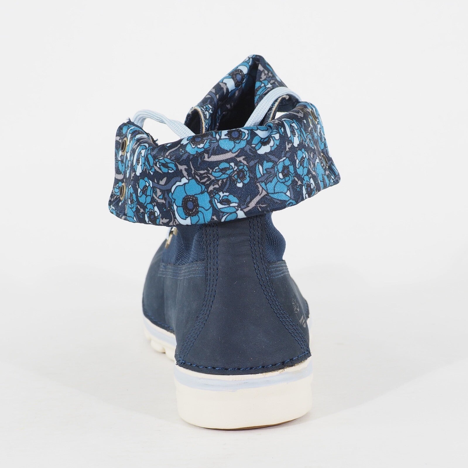 Womens Timberland Brookton Floral A19AZ Navy Leather Lace Casual Walking Boots